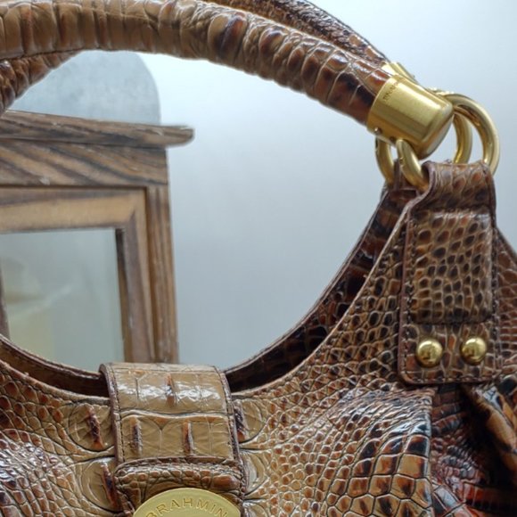 Brahmin 🌲Dagny Satchel Toasted Almond - Picture 4 of 11